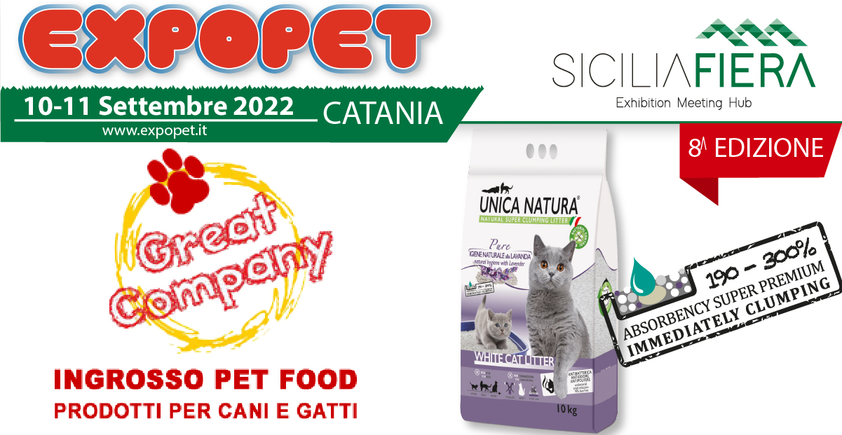 Great Company ad Expopet 2022 con Gheda Pet Food, il Nuovo Brand di Alimenti per Cani e Gatti